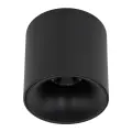 Czarna lampa natynkowa tuba 18W LED ze zmienną barwą do kuchni, przedpokoju BLAZE BLACK CCT 18160 TK Lighting