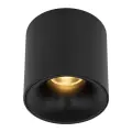 Czarna lampa natynkowa tuba 18W LED ze zmienną barwą do kuchni, przedpokoju BLAZE BLACK CCT 18160 TK Lighting