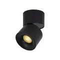 Nowoczesny, czarny reflektorek sufitowy z regulacją kąta padania światla, barwa ciepła 3000K 10W LED SPARK BLACK 18146 TK Lighting