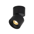 Nowoczesny, czarny reflektorek sufitowy z regulacją kąta padania światla, barwa ciepła 3000K 10W LED SPARK BLACK 18146 TK Lighting