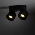 Lampa sufitowa czarna z dwoma ruchomymi reflektorkami 2x10W LED barwa ciepła SPARK DUO 18147 TK Lighting