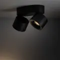 Lampa sufitowa czarna z dwoma ruchomymi reflektorkami 2x10W LED barwa ciepła SPARK DUO 18147 TK Lighting