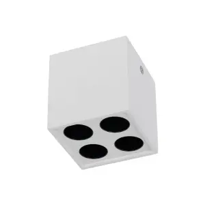 Minimalistyczna lampa sufitowa kompaktowa biała 4x2W LED do przedpokoju, holu ARCO WHITE 18148 TK Lighting