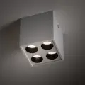 Lampa sufitowa minimalistyczna biała 8W LED ze zmienną barwą światła do biura ARCO WHITE CCT 18165 TK Lighting
