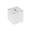 Lampa sufitowa minimalistyczna biała 8W LED ze zmienną barwą światła do biura ARCO WHITE CCT 18165 TK Lighting