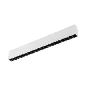 Liniowa lampa sufitowa biała z aluminium - do biura, przedpokoju 40W LED zmienna barwa światła ARCO WHITE CCT 18166 TK Lighting