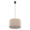 Lampa wisząca z beżowym abażurem ⌀38cm do sypialni VELLUM 1xE27 11211 TK Lighting