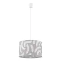 Lampa wisząca ze wzorzystym abażurem do nowoczesnego salonu 1xE27 AFRICANA 10904 TK Lighting