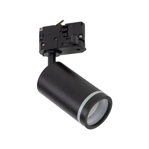 Czarny reflektorek, spot do szyn 3-fazowych 1xGU10 TRACER JET RING BLACK 11171 TK Lighting