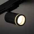 Czarny reflektorek, spot do szyn 3-fazowych 1xGU10 TRACER JET RING BLACK 11171 TK Lighting
