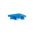 Kwadratowa, niebieska lampa sufitowa z czterema spotami tubami 4xGX53 BRIX BLUE 11284 TK Lighting
