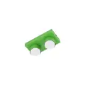 Zielona lampa sufitowa 2-punktowa na gwint 2xGX53 prostokątna BRIX GREEN 11286 TK Lighting