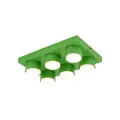Zielona, 6-punktowa lampa sufitowa do nowoczesnych pomieszczeń 6xGX53 BRIX GREEN 11288 TK Lighting
