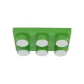 Zielona, 6-punktowa lampa sufitowa do nowoczesnych pomieszczeń 6xGX53 BRIX GREEN 11288 TK Lighting