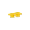 Żółta lampa sufitowa 2-punktowa z serii BRIX YELLOW 11289 2xGX53 do nowoczesnego wnętrza TK Lighting