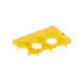 Oryginalna lampa sufitowa w zółtym kolorze, idealna do nowoczesnego salonu BRIX YELLOW 11291 6xGX53 TK Lighting