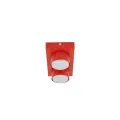 Czerwona lampa sufitowa z dwoma kloszami tubkami na gwint 2xGX53 BRIX RED 11292 TK Lighting