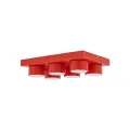 Lampa sufitowa o wyrazistym, czerwonym odcieniu na gwint 6xGX53 BRIX RED 11294 TK Lighting