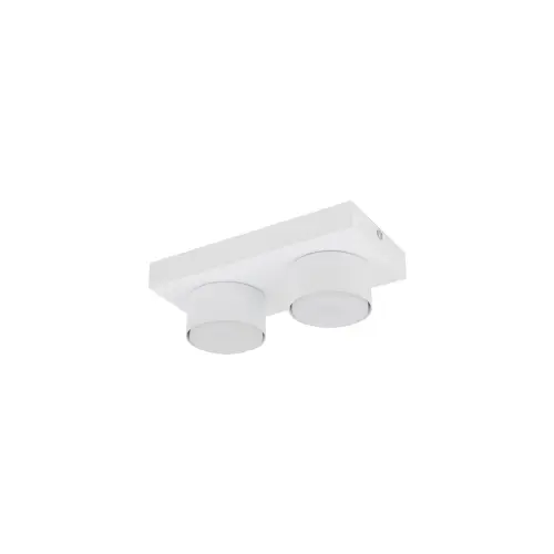 2-punktowa, minimalistyczna biała lampa sufitowa do kuchni, jadalni BRIX WHITE 2xGX53 11295 TK Lighting