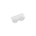 2-punktowa, minimalistyczna biała lampa sufitowa do kuchni, jadalni BRIX WHITE 2xGX53 11295 TK Lighting