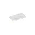 2-punktowa, minimalistyczna biała lampa sufitowa do kuchni, jadalni BRIX WHITE 2xGX53 11295 TK Lighting