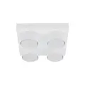 Biała lampa sufitowa kwadratowa z czterema spotami 4xGX53 BRIX WHITE 11296 TK Lighting