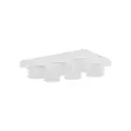 Biała, 6-punktowa lampa sufitowa do nowoczesnej jadalni lub sypialni BRIX WHITE 11297 6xGX53 TK Lighting