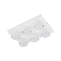 Biała, 6-punktowa lampa sufitowa do nowoczesnej jadalni lub sypialni BRIX WHITE 11297 6xGX53 TK Lighting