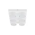 Biała, 6-punktowa lampa sufitowa do nowoczesnej jadalni lub sypialni BRIX WHITE 11297 6xGX53 TK Lighting