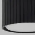 Czarna tuba natynkowa ryflowana do oświetlenia przedpokoju, holu, biura FERRO BLACK DOWNLIGHT+ 11655 1xGX53 TK Lighting