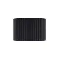 Czarna tuba natynkowa ryflowana do oświetlenia przedpokoju, holu, biura FERRO BLACK DOWNLIGHT+ 11655 1xGX53 TK Lighting