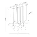 NEBIA NEW BROWN LAMPA WISZĄCA 10XG9 11793 TK Lighting