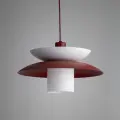 VERADO BURGUND 1 LAMPA WISZĄCA - 11768