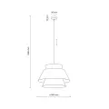 KALUM WOOD LAMPA WISZĄCA 1XE27 - 11784