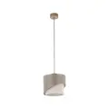 ELBRUS LINEN LAMPA WISZĄCA 1XE27 - 10865