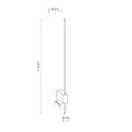 LIXA WHITE KINKIET LED 18W 18299 TK Lighting