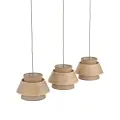 KALUM WOOD LAMPA WISZĄCA 3XE27 - 11810
