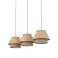 KALUM WOOD LAMPA WISZĄCA 3XE27 - 11810