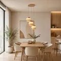 KALUM LEN LAMPA WISZĄCA 3XE27 KOŁO - 11807