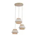 KALUM LEN LAMPA WISZĄCA 3XE27 KOŁO - 11807