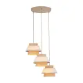 KALUM LEN LAMPA WISZĄCA 3XE27 KOŁO - 11807