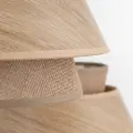 KALUM WOOD LAMPA WISZĄCA 3XE27 KOŁO - 11808