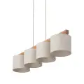 VIGA SHADE SOSNA LAMPA WISZĄCA 4XE27 - 11770