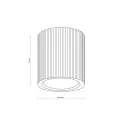 EVE CORTE WOOD ORZECH LAMPA SUFITOWA 1XGU10 - 11778
