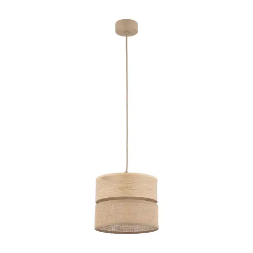 DORMA WOOD JUTA LAMPA WISZĄCA 1XE27 - 11785