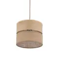 DORMA WOOD JUTA LAMPA WISZĄCA 1XE27 - 11785