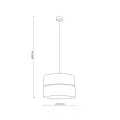 DORMA WOOD JUTA LAMPA WISZĄCA 1XE27 - 11786