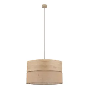 DORMA WOOD JUTA LAMPA WISZĄCA 1XE27 - 11787