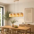 DORMA WOOD JUTA LAMPA WISZĄCA 4XE27 - 11789