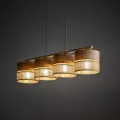 DORMA WOOD JUTA LAMPA WISZĄCA 4XE27 - 11789